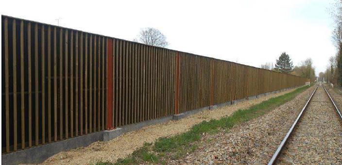 mur antibruit bois