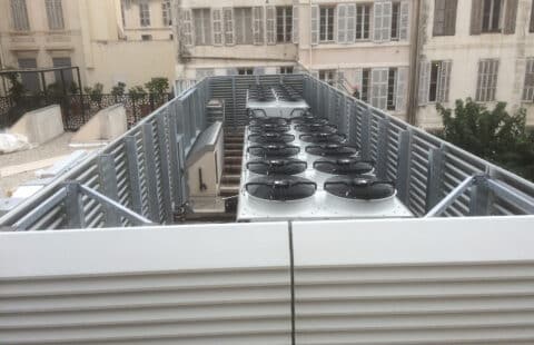 ecran acoustique sur grille